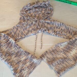 Urban Outfitters Multicolor Knit Sweater Shrug Hanna